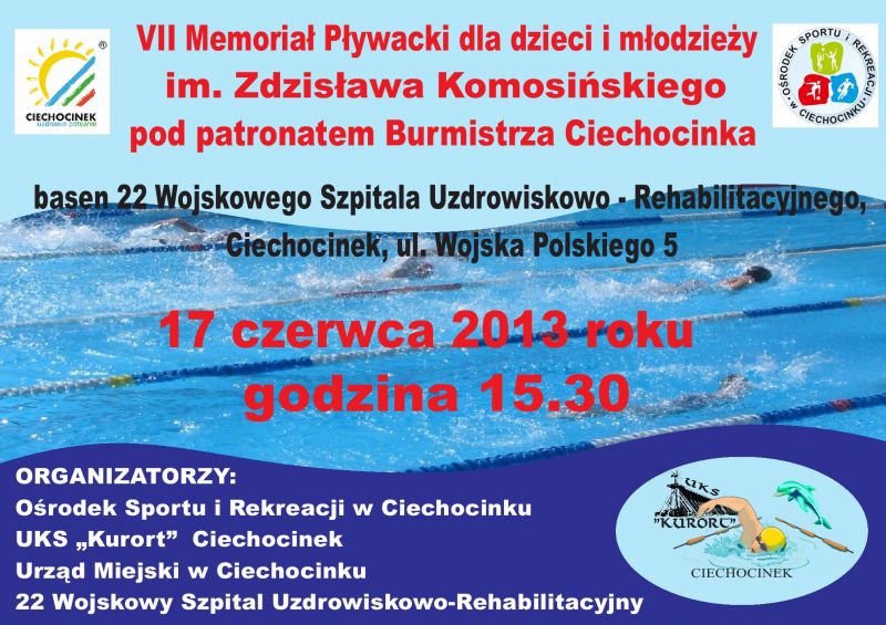 VII Memoriał Pływacki dla dzieci i młodzieży im. Zdzisława Komosińskiego