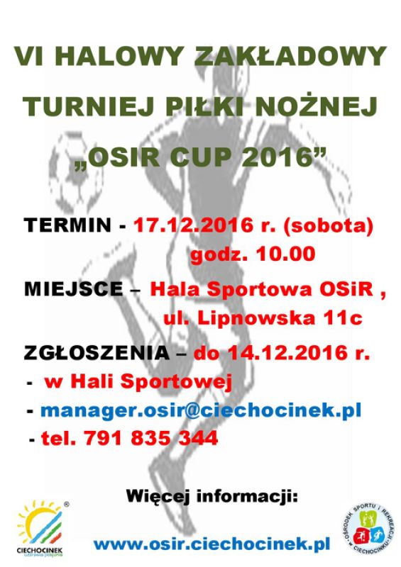  OSiR Cup 2016