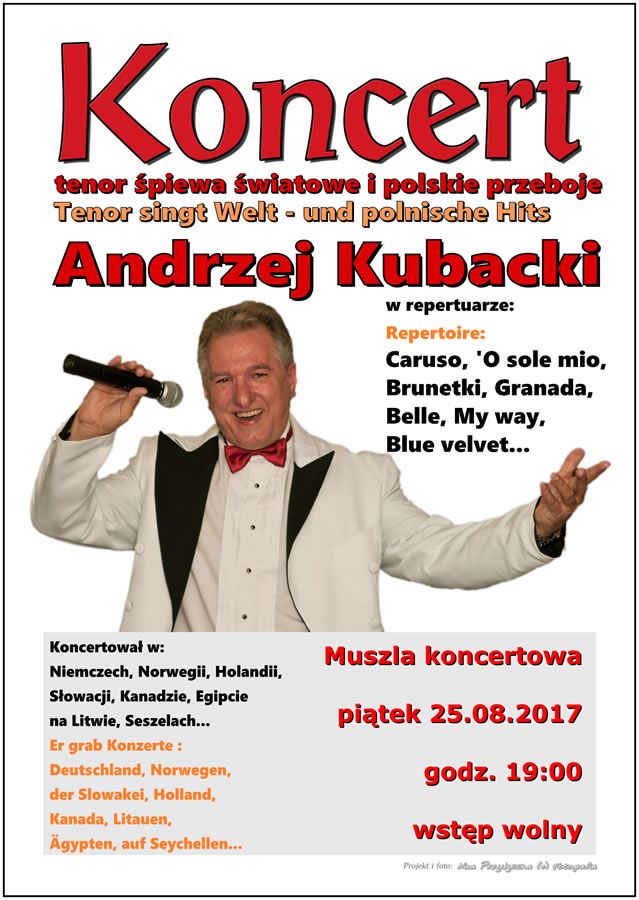 Koncert  tenora Andrzeja Kubackiego