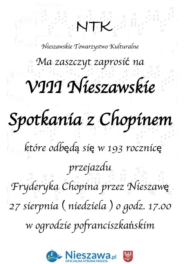 VIII Nieszawskie Spotkanie z Chopinem