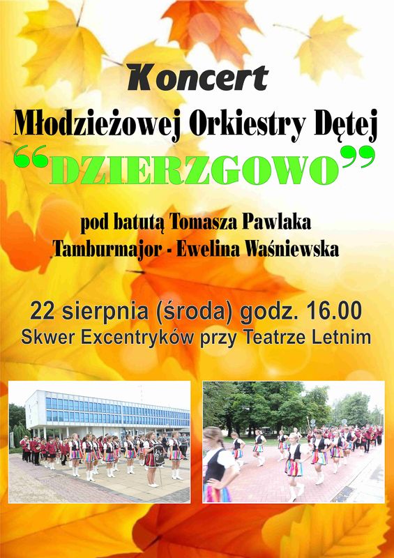 Koncert Młodzieżowej Orkiestry Dętej „Dzierzgowo